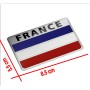 Carte de la France National Flag 3D Car Sticker Aluminium Citroën Peugeot Renault Venturi Bugatti Amilcar Heuliez