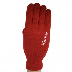 Gants Tactile iGlove Rouge iPhone Galaxy Note 8 Plus Smartphone Tablette