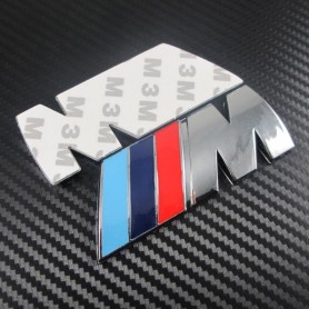 MPower M-Tech Car Véhicules Badge Argent 3D Pure Metal Autocollant Bmw M Series