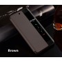 Etui à rabat BRUN Huawei P20 Smart Flip Cover Clear View