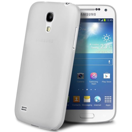 Samsung Galaxy S4 Mini Housse Étui BLANC Extra Fin 0,3 mm