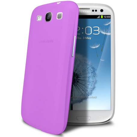Samsung Galaxy S3 Mini Housse Étui Violet Extra Fin 0,3 mm
