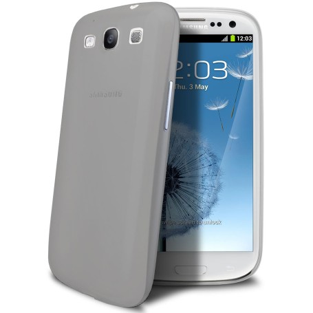 Samsung Galaxy S3 Mini Housse Étui GRIS Extra Fin 0,3 mm
