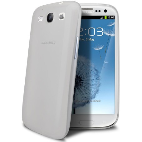 Samsung Galaxy S3 Mini Housse Étui BLANC Extra Fin 0,3 mm