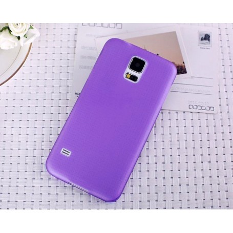 Samsung Galaxy S5 Mini Housse Étui Violet Extra Fin 0,2 mm