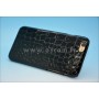 Pour Iphone 6 Plus 5.5" pouces Top Qualité Housse Etui Noir Motif Alligator 
