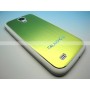Pour Samsung Galaxy S4 Cache Batterie Alu Brossé Blanc-Doré 