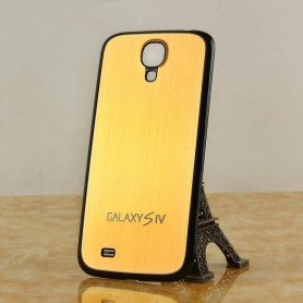  Pour Samsung Galaxy S4 i9505 Batterie Cache Alu Brossé Noir-Or