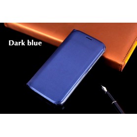 Housse Etui Flip Cover Bleu Nuit Samsung Galaxy S6 Edge SM-G925F