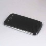 Pour Samsung Galaxy S3 Batterie Cache Arriéré Motif Fibre Carbone Noir 