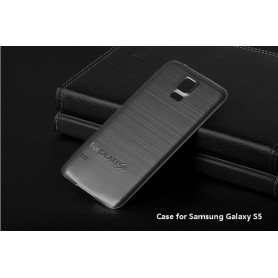 Batterie Cache Arriéré Alu Brosse Pour Samsung Galaxy S5