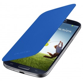 Housse Etui Flip Cover BLEU Pour Samsung Galaxy S4 i9500 i9505