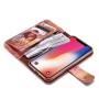 Pour iPhone X Etui Portefeuille Coloré Simili Cuir Détenteurs de cartes