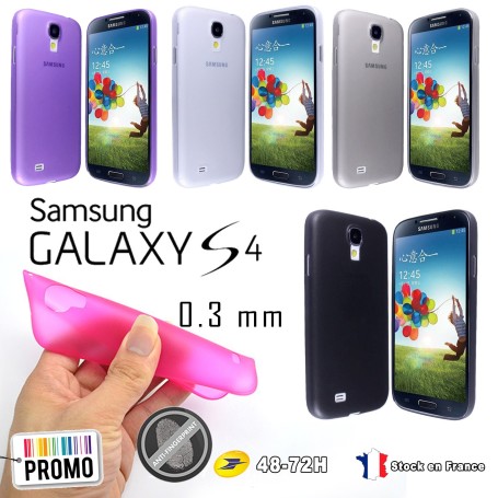 Samsung Galaxy S4 Housse Etui Extra Fin 0,3 mm