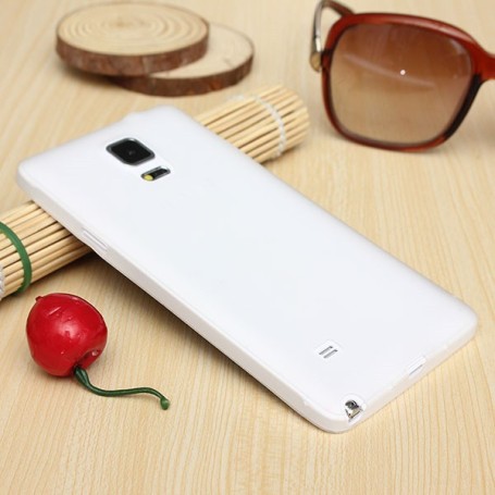 Samsung Galaxy Note 4 Housse Étui Blanc Extra Fin 0,3 mm (SM-N910F)