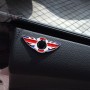 Lot 2x Sticks Badge 3D Métal MINI BLEU ROUGE UK BMW MINI Cooper Porte bouton