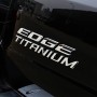 Titanium Car Véhicules Badge Argent 3D Pure Métal Autocollant Ford Focus Fiesta Kuga EDGE Transit Galaxy S-Max