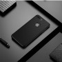 KISSCASE Ultra Fin Carboné Fiber Design Coque NOIR pour iPhone SE 2020