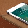 Étui Porte-feuille Cuir Véritable BRUN pour Pour Apple iPhone SE 2020