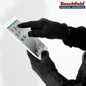 Gants Tactile Beechfield iGlove Noir iPhone Galaxy HTC Smartphone Tablette