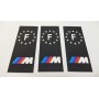 3x Stickers Plaque d’immatriculations BMW M Power 110x45 Promo Ref64