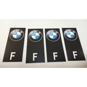 4x Stickers Plaque d’immatriculations BMW 100X45 mm Promo Ref69