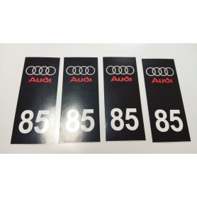 3x Stickers Plaque d’immatriculations 23 Volkswagen Promo Ref90