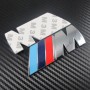 MPower M-Tech Car Véhicules Badge Argent 3D Pure ABS Autocollant Bmw M Series