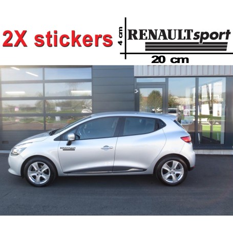 Stickers "Renault Sport" Noir 20x4 cm