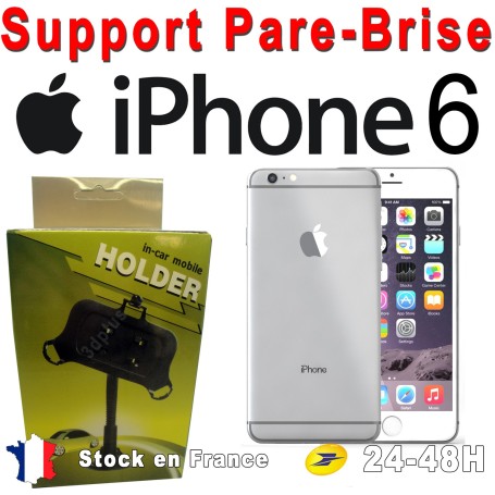 Support Voiture Pare-Brise Fixation Ventouse Apple iphone 6