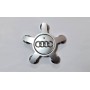 1x Cache Moyeu Jante Pour Audi Argent 135mm 4F0601165N Centre De Roue Emblème