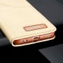 Housse Etui Portefeuille FLOVEME BEIGE Effet Jeans Denim pour Apple iPhone 7