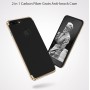 KISSCASE Ultra Fin Carboné Fiber Design Coque NOIR pour iPhone 7