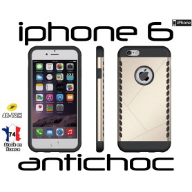 Coque iPhone 6 Doré Slim Armor Robuste Hybride Housse Antichoc
