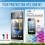 2x Film Protection Anti Rayure HTC One M7