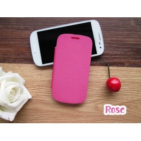 Etui Flip Cover Rose Samsung Galaxy S3 Mini