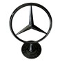 Capot Étoile Emblème Noir Brillant pour Mercedes-Benz W211 S211 Classe E A2108800186