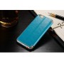 Iphone 6 4,7" Housse Etui Bleu Stand Option Simili CuirTop Qualité