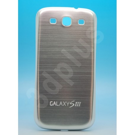 Batterie Cache Alu Brossé Argent Samsung Galaxy S3