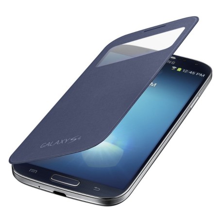 Etui S-View Cover Samsung Galaxy S4 Bleu Nuit