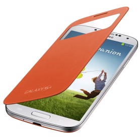 Etui S-View Cover Samsung Galaxy S4 Orange