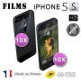 20X Film Protection Anti Reflets Iphone 5-5S 10Av+10Ar