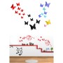 12 Pièces 3D Stickers Papillon Bleu Ciel  Décoration Maison Butterfly 3d