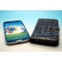 Etui Portefeuille Crocodile Motif Brun Samsung Galaxy S4 i9505
