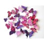 12 Pièces 3D Stickers Papillon Violet Coloré Décoration Maison Butterfly 3d