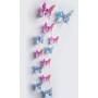 12 Pièces 3D Stickers Papillon Violet Coloré 2 Décoration Maison Butterfly 3d