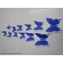 12 Pièces 3D Stickers Papillon Violet Décoration Maison Butterfly 3d