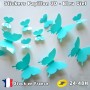 12 Pièces 3D Stickers Papillon 26 Couleur Décoration Maison