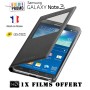 Etui S-View Cover Galaxy Note 3 Noir Film Offert PROMO