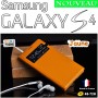 Jaune Etui S-View Cover Samsung Galaxy S4 i9505 Film HD Offert